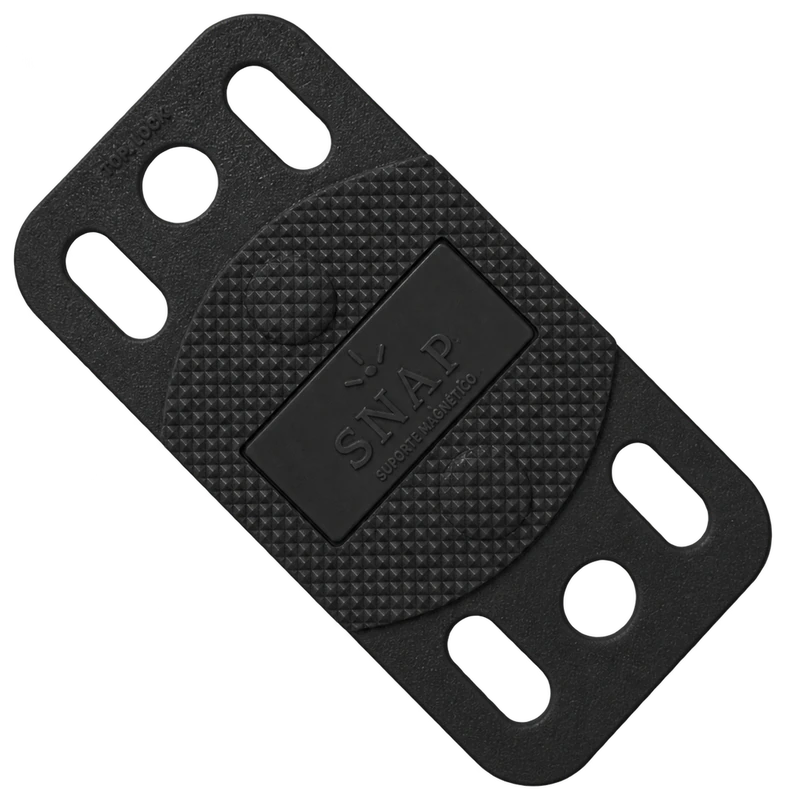 SNAP IMPEC preto, suporte magnético para celular com encaixe universal