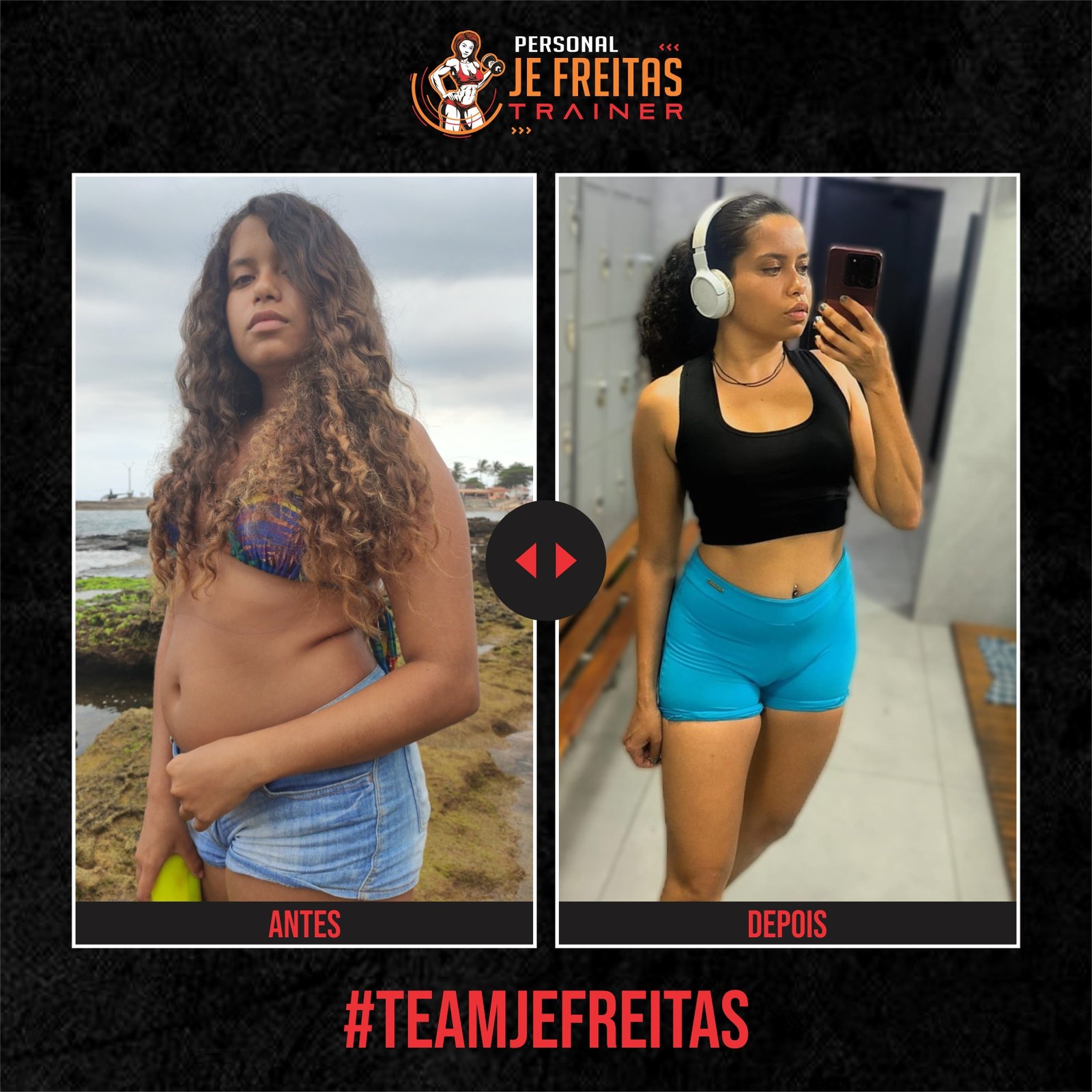 ANTES E DEPOIS ALUNAS 4
